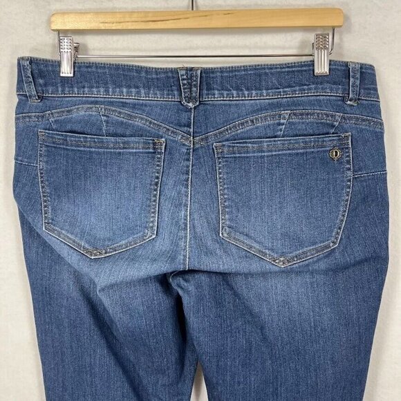 Democracy "Ab" Solution Mid-Rise Ankle Skinny Jeans Size 14 - Picture 4 of 7